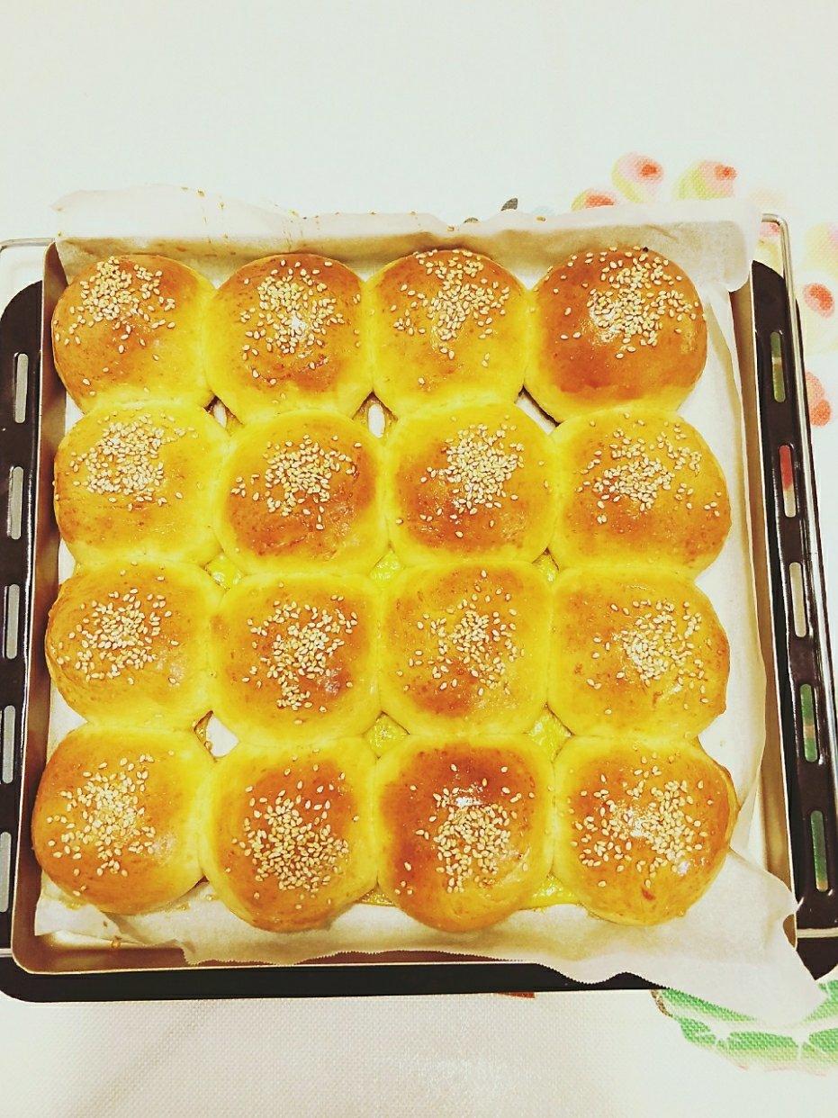 奶黄小餐包-一次发酵超好吃（附快手奶黄馅制作方法）