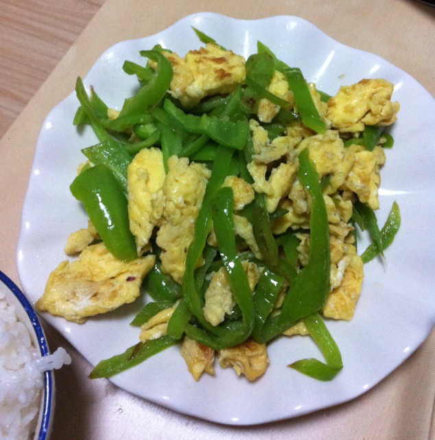 青椒炒蛋