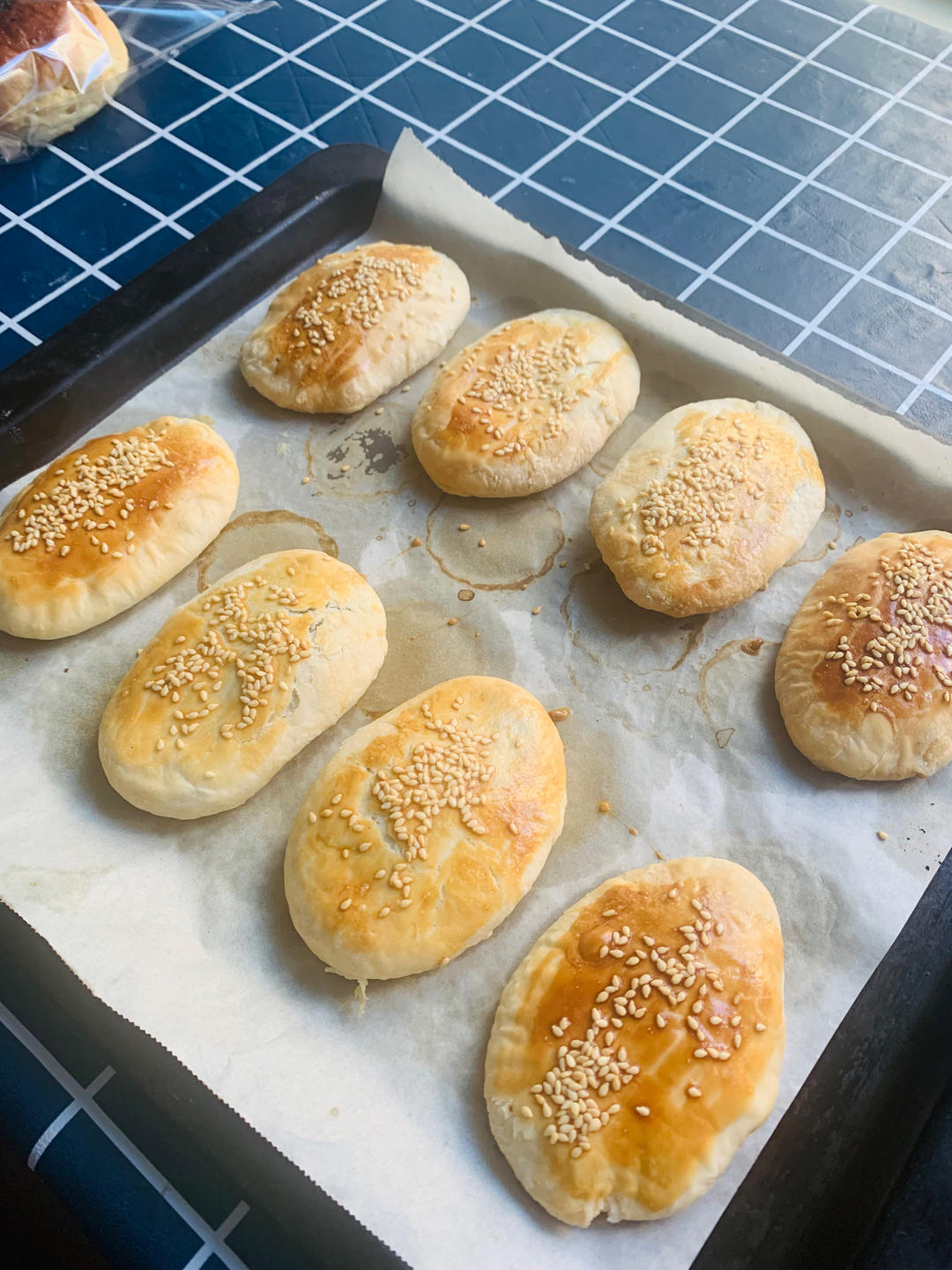 芝麻椒盐牛舌饼（北京小吃）