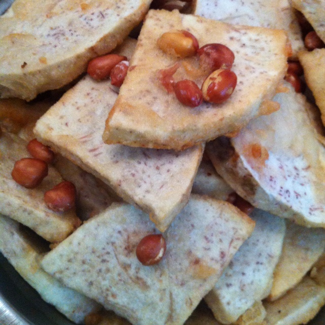 嗳莪宝贝做的炸香芋丝