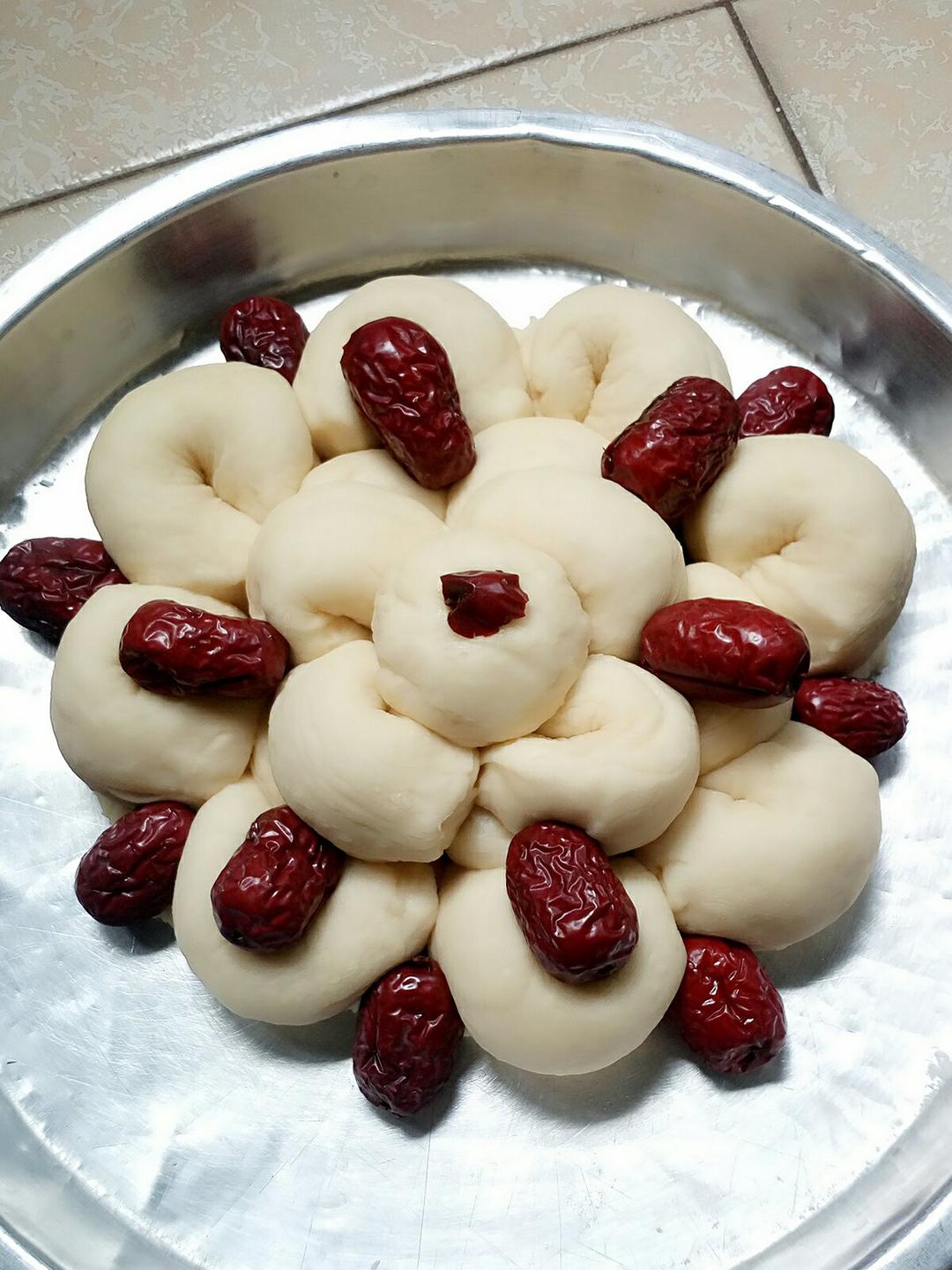 红枣花糕——做个花糕，来增加点年味