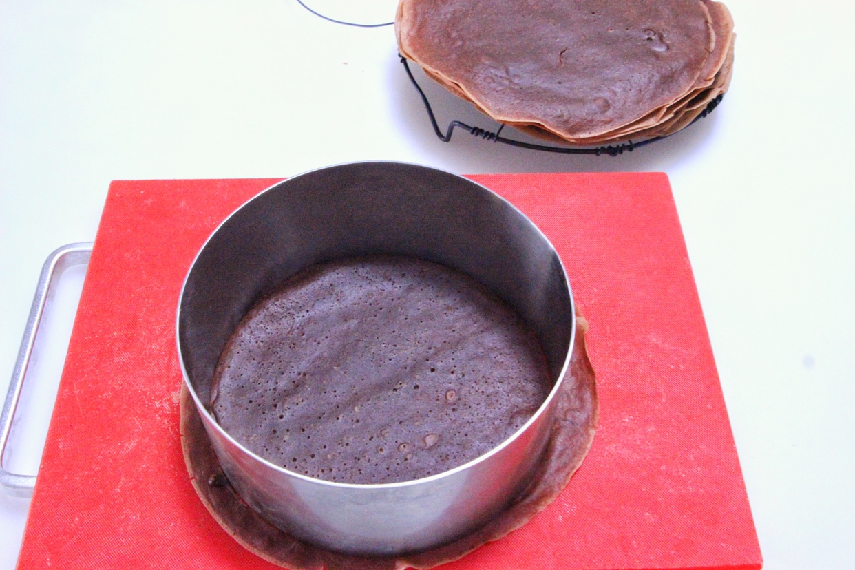 巧克力千层蛋糕的做法 步骤11