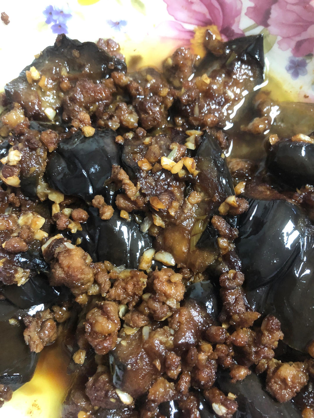 家常版肉沫茄子不油炸