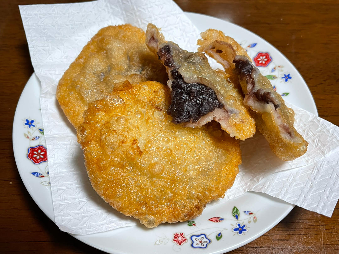 东北油炸糕（糯米粉豆沙馅儿）不翻车很简单