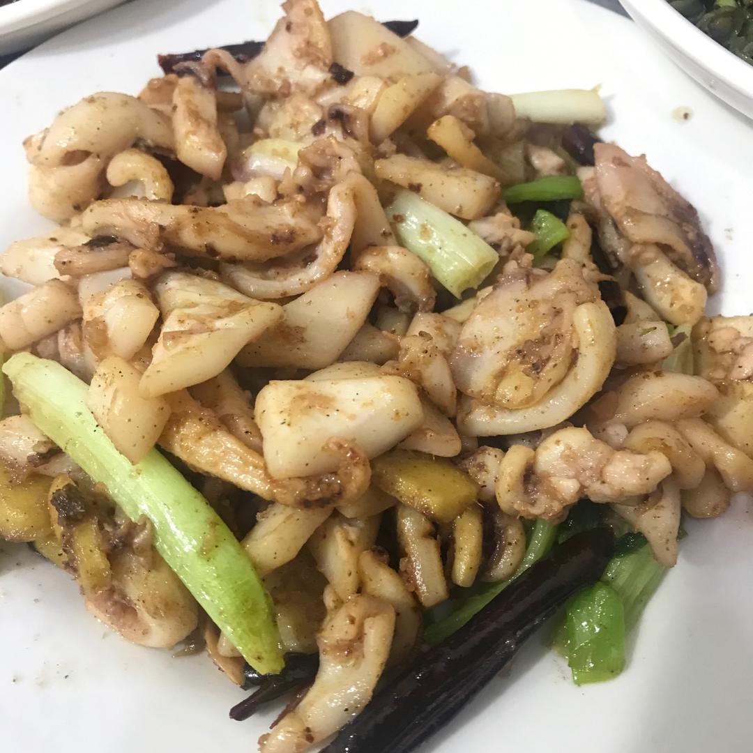 香辣干煸鱿鱼