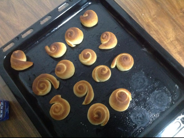 奶油蜂蜜小面包