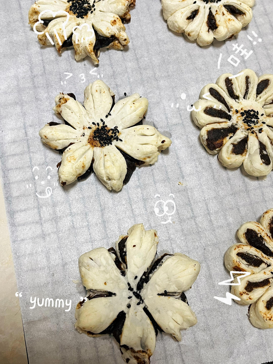 枣泥菊花酥