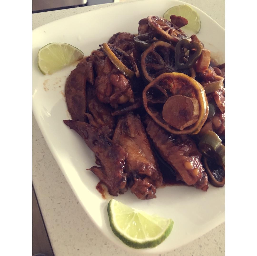 柠檬鸡翼--驰名香港，超简单又好吃