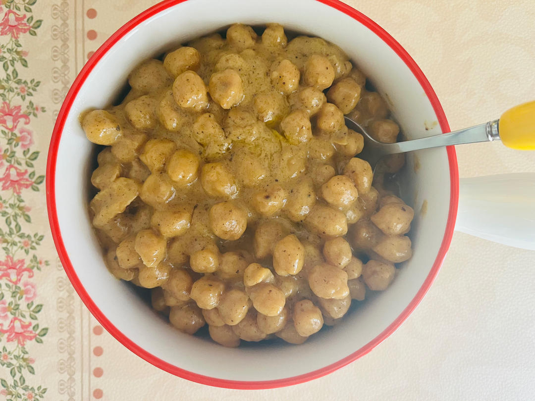 咖喱鹰嘴豆Curry Chickpea，汤汁都要舔干净的低卡素食者健康餐