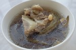 广东汤谱之清热祛火      凉瓜干黄豆煲猪骨
