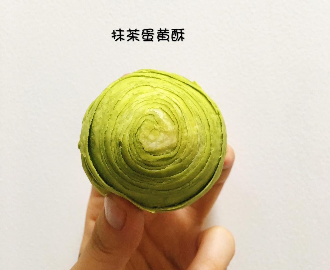 蛋黄酥~紫薯、抹茶、原味~花好月圆，中秋快乐~内附一次做六色蛋黄酥方法~