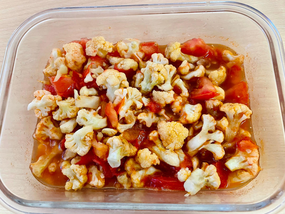 微波炉版清炒花菜