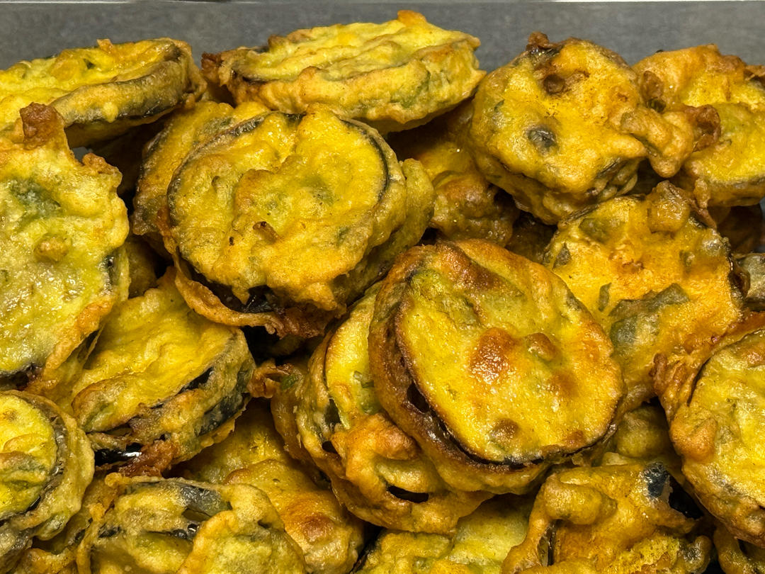 外酥里嫩的炸茄子