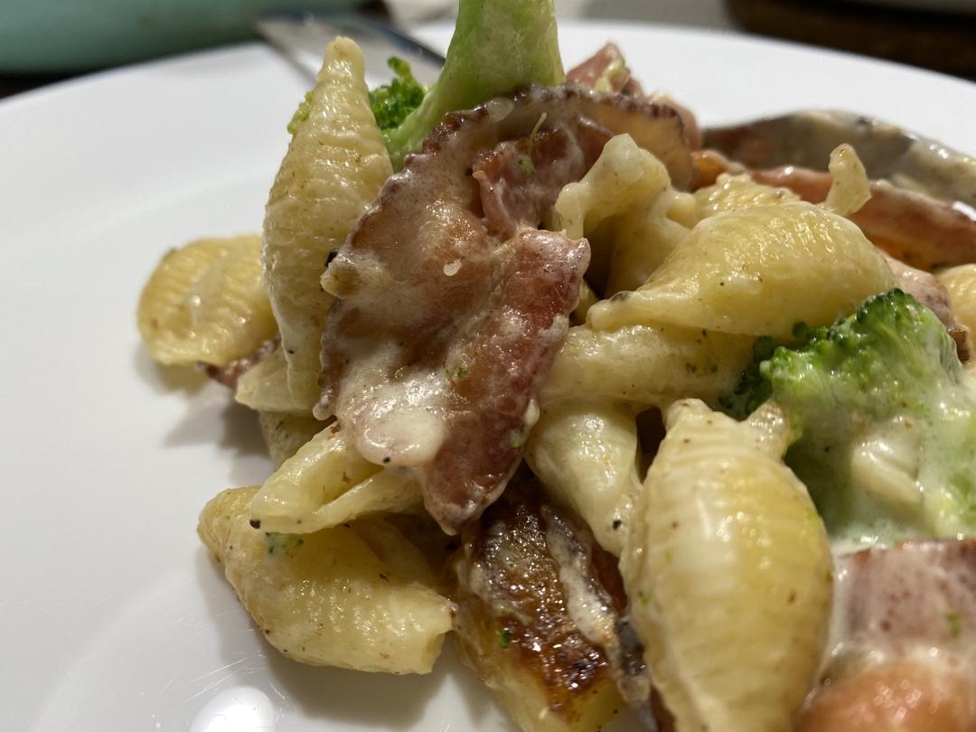 土豆培根炒意大利面