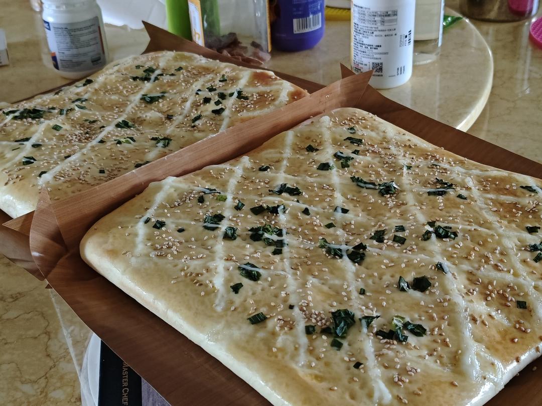 香葱肉松面包卷