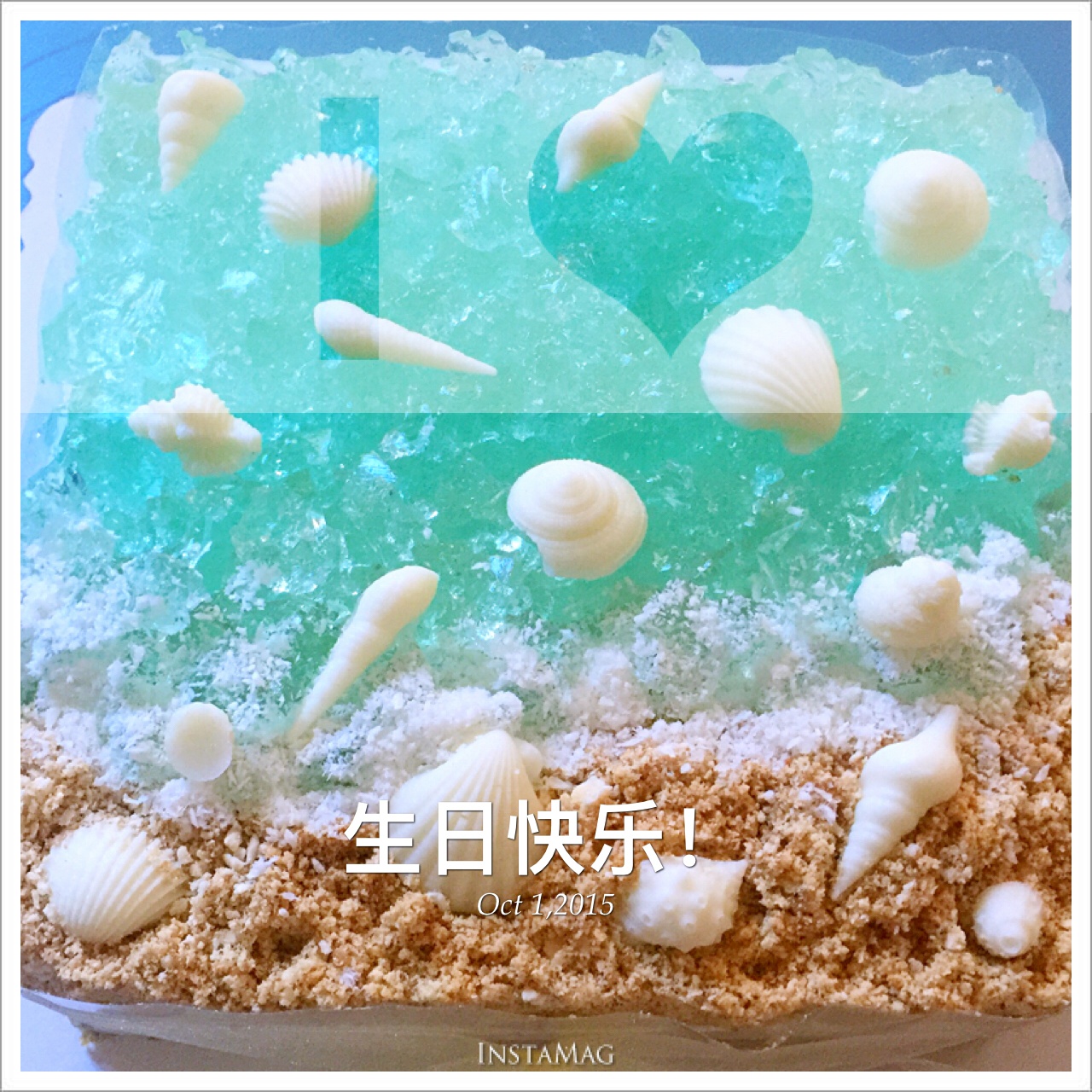 海洋酸奶慕斯蛋糕