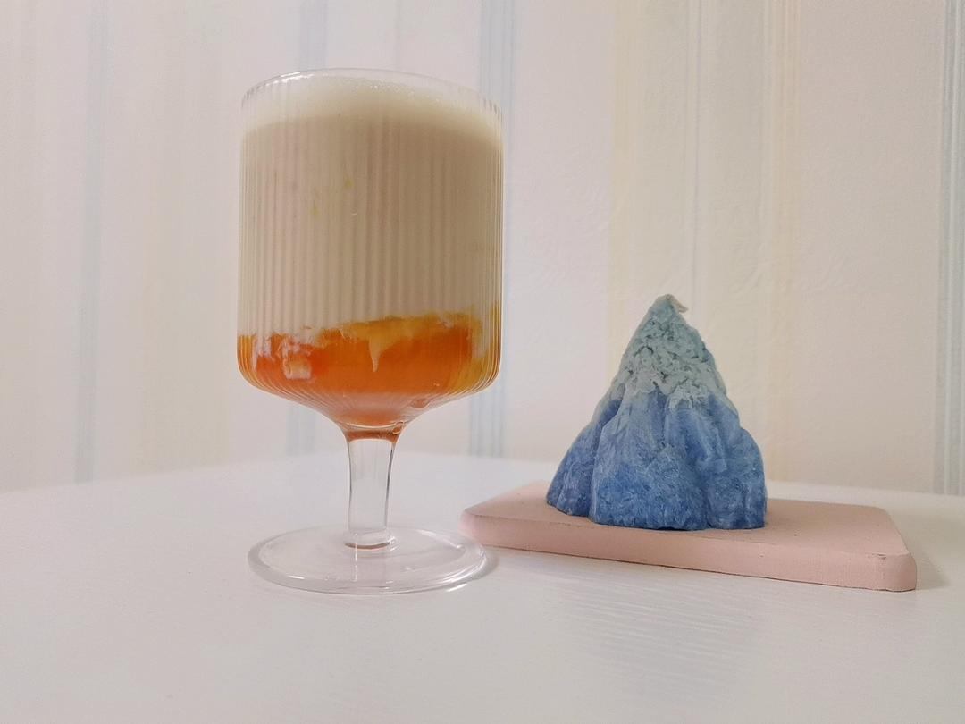 柿子拿铁，只能在冬天喝到的咖啡