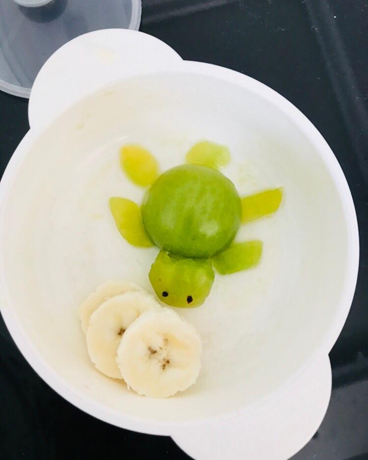 沈家村的阿蓉做的教你轻松制作超可爱的小乌龟水果摆盘