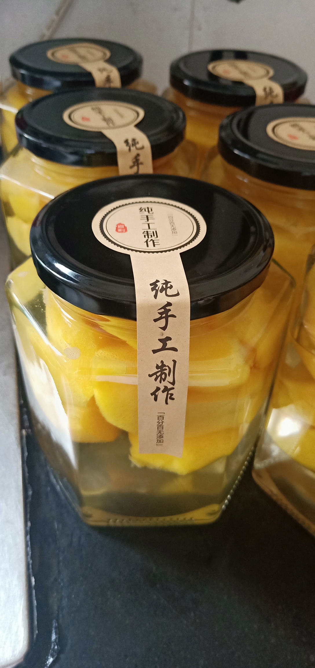 黄桃罐头（无添加剂）真空常温保存的做法