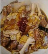 茶树菇干锅鸡的做法 步骤2