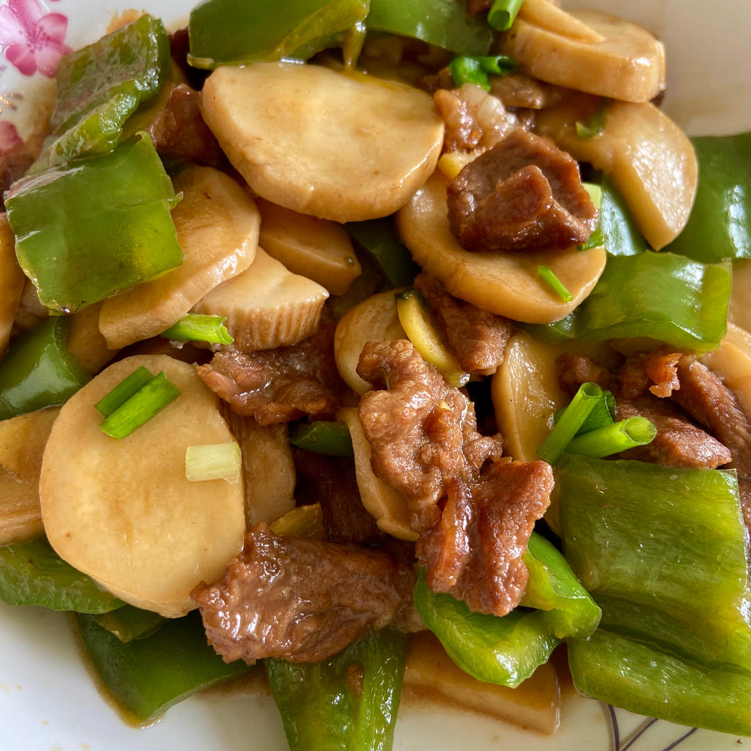 「新手也不会出错」杏鲍菇炒牛肉