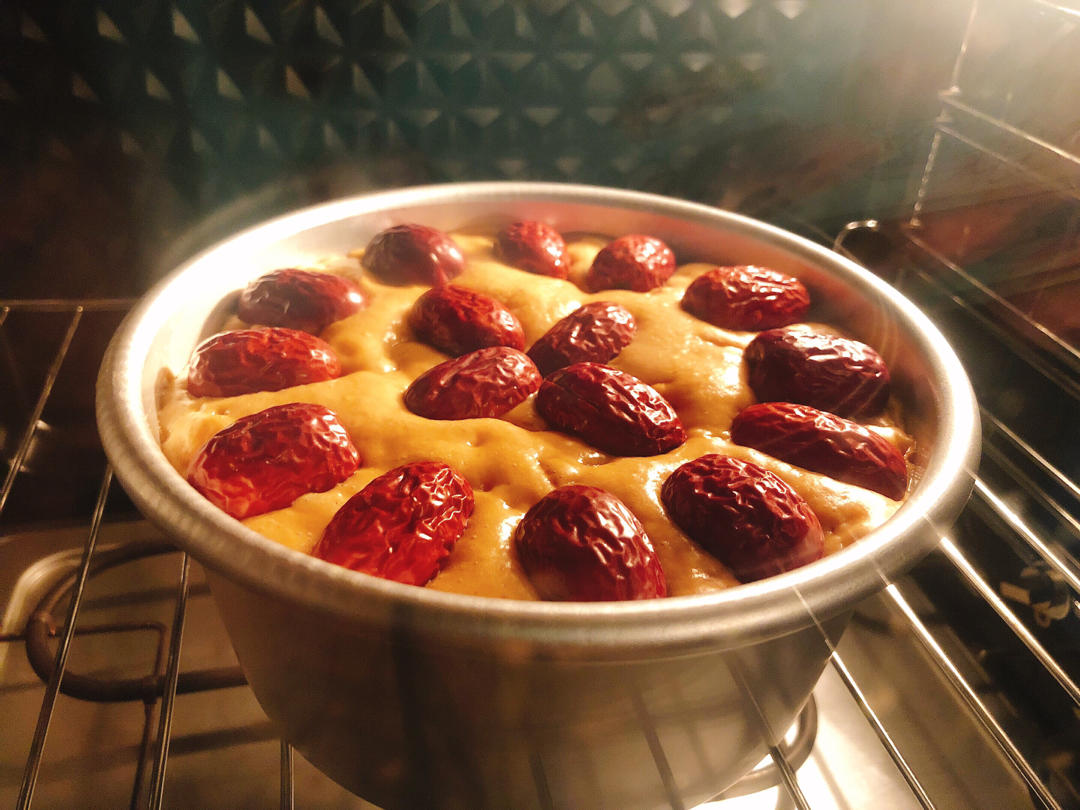 简单零失败红糖发糕枣糕『超松软红枣多多美味升级版』