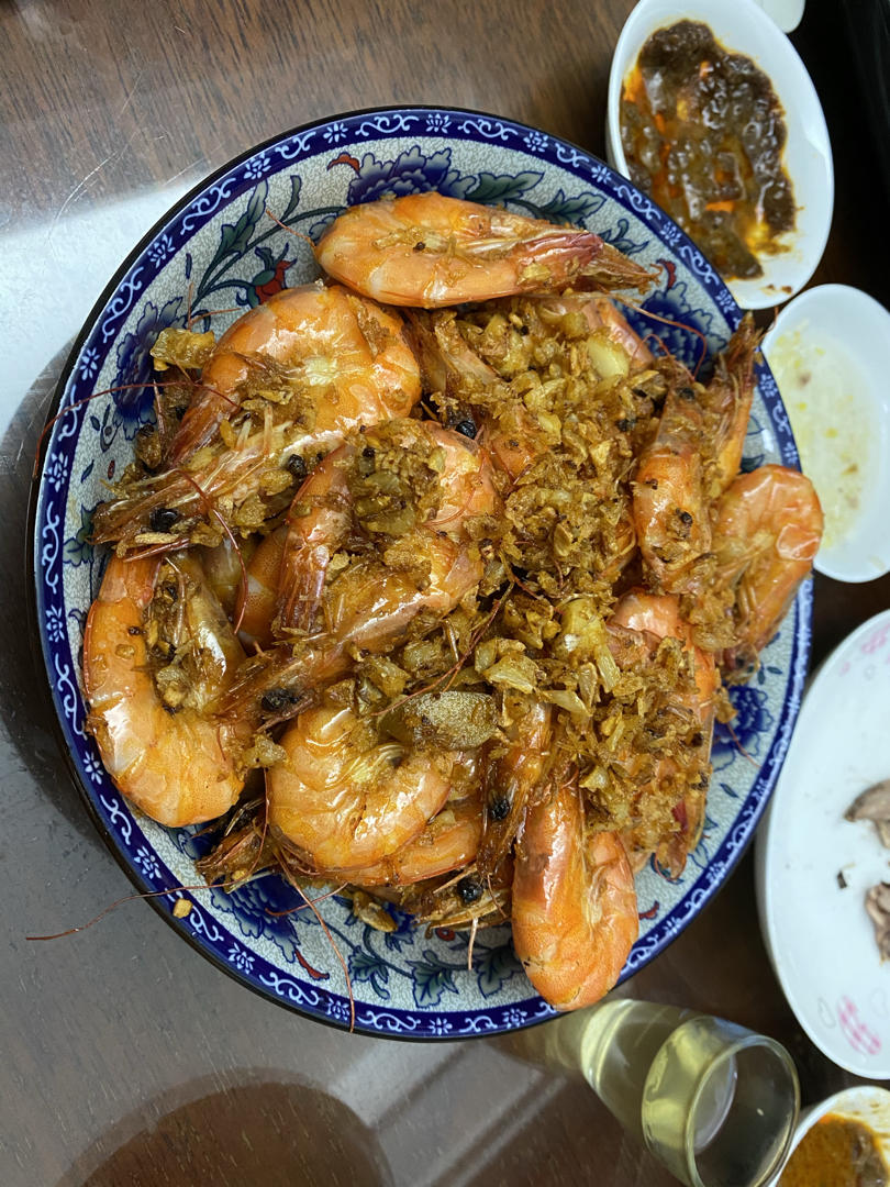避风塘炒虾