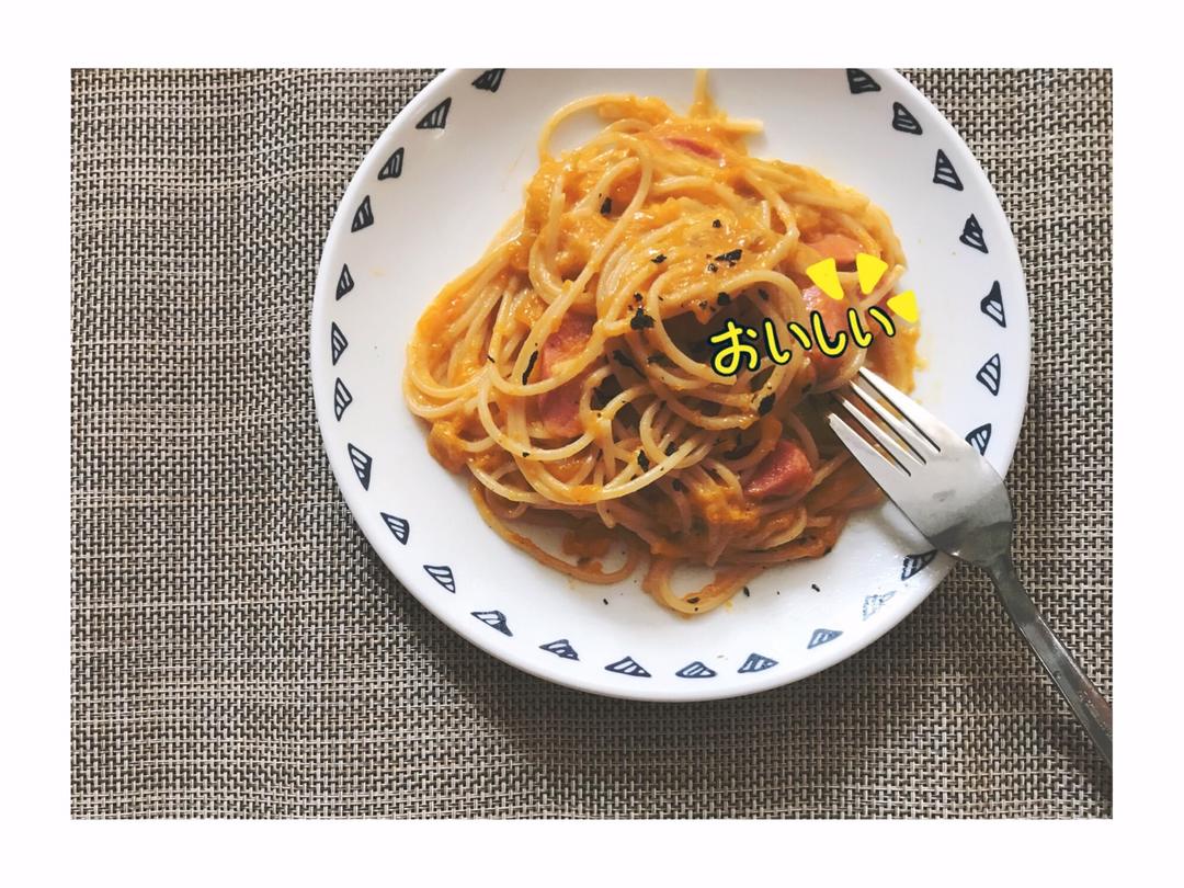 南瓜香肠意面