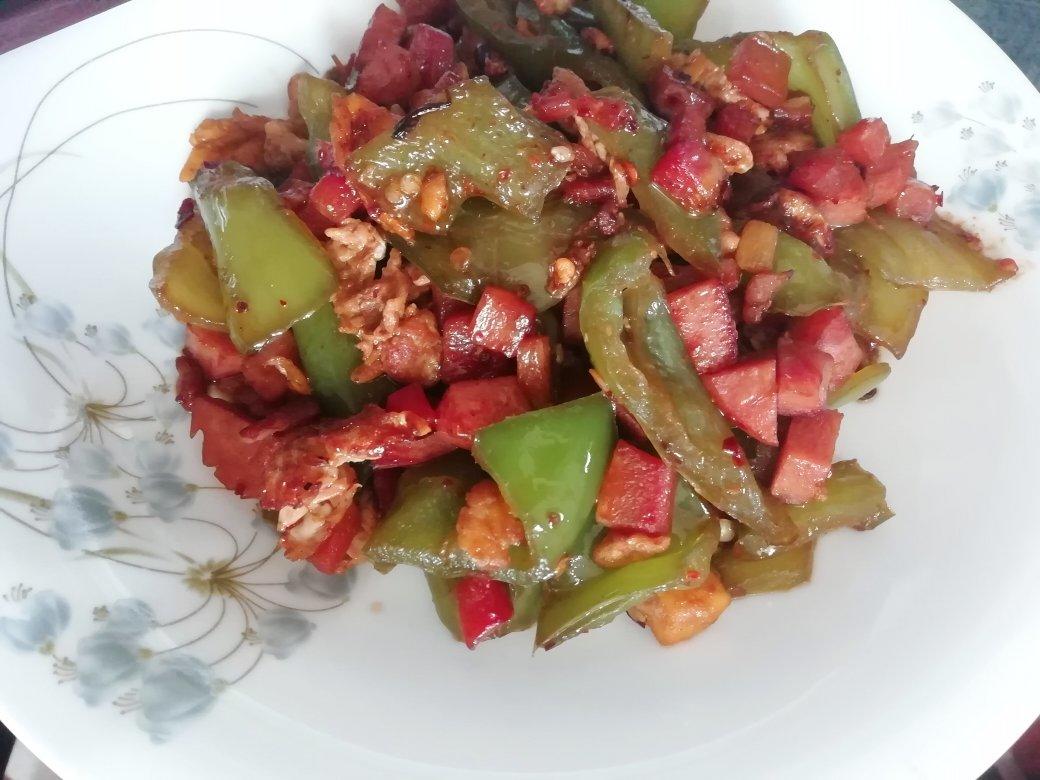 五分钟零失败❗️超好吃家常青椒火腿炒鸡蛋