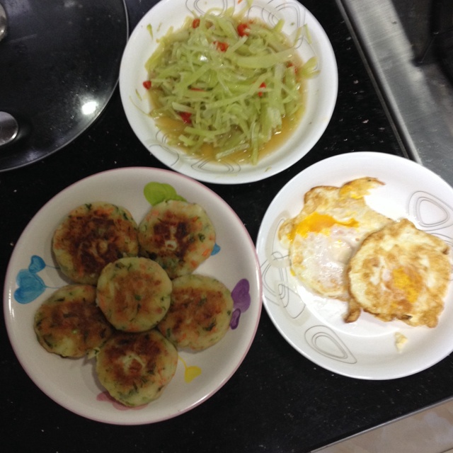 土豆火腿早餐饼