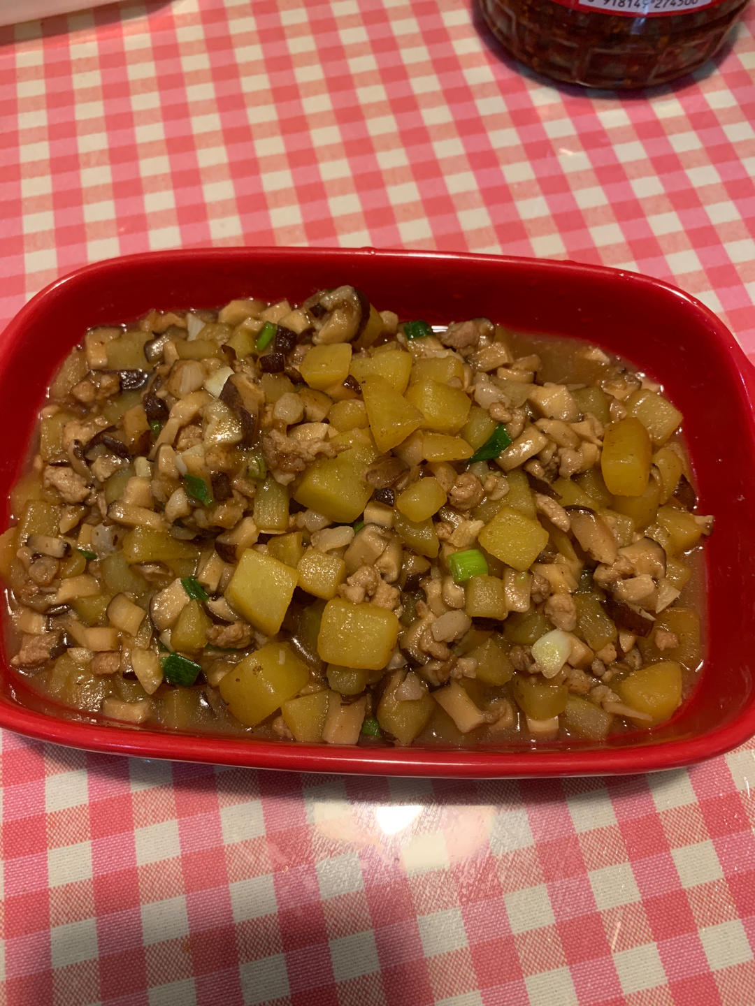 ㊙️香菇土豆肉沫拌饭❗️比外卖还好吃