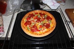 萨拉米肠披萨的做法 步骤7