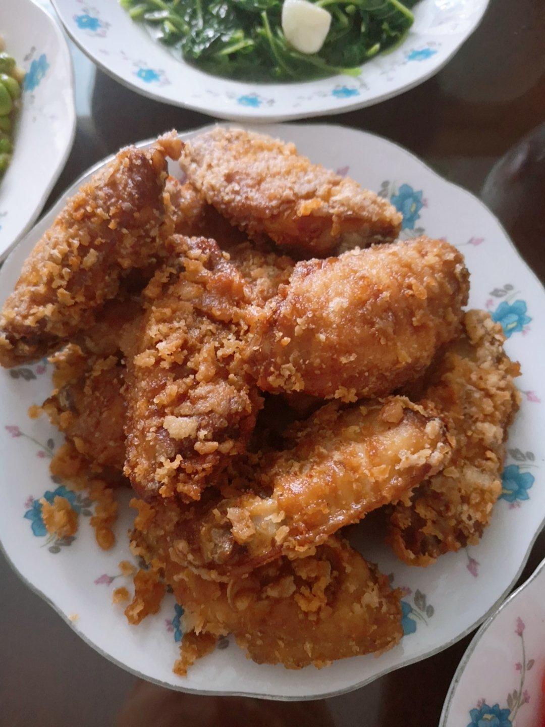 椒盐脆皮鸡翅