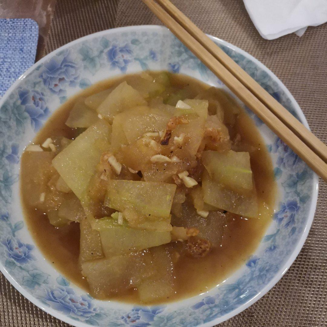 蚝油海米烧冬瓜