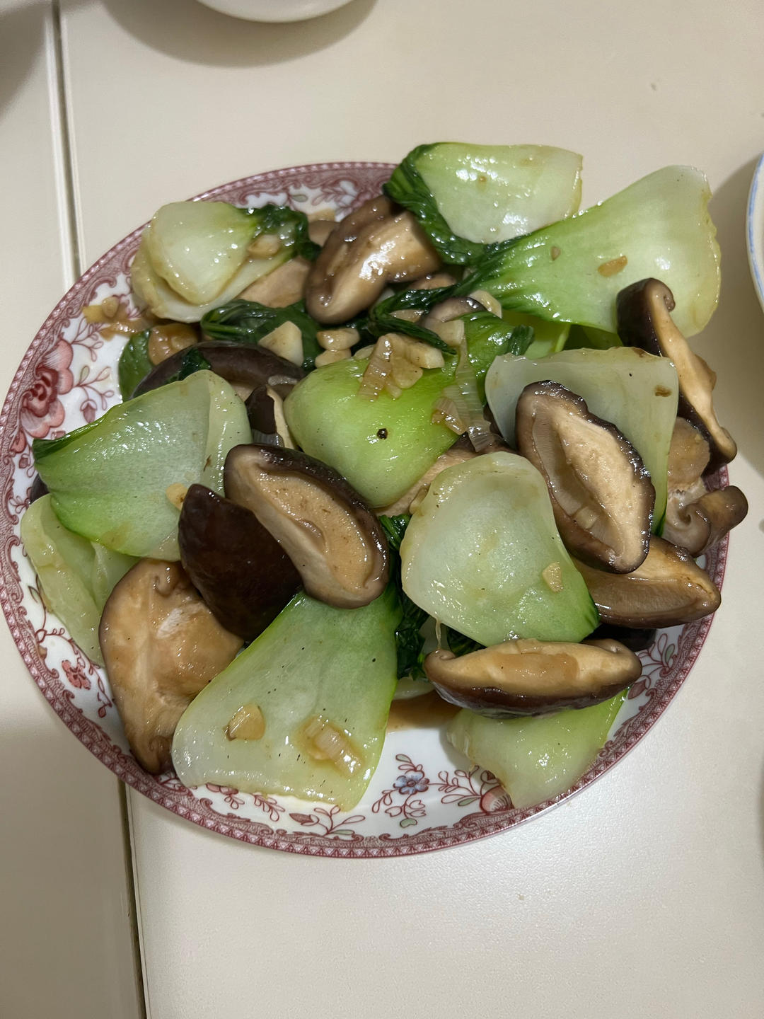 比肉还好吃的——蚝油香菇油菜