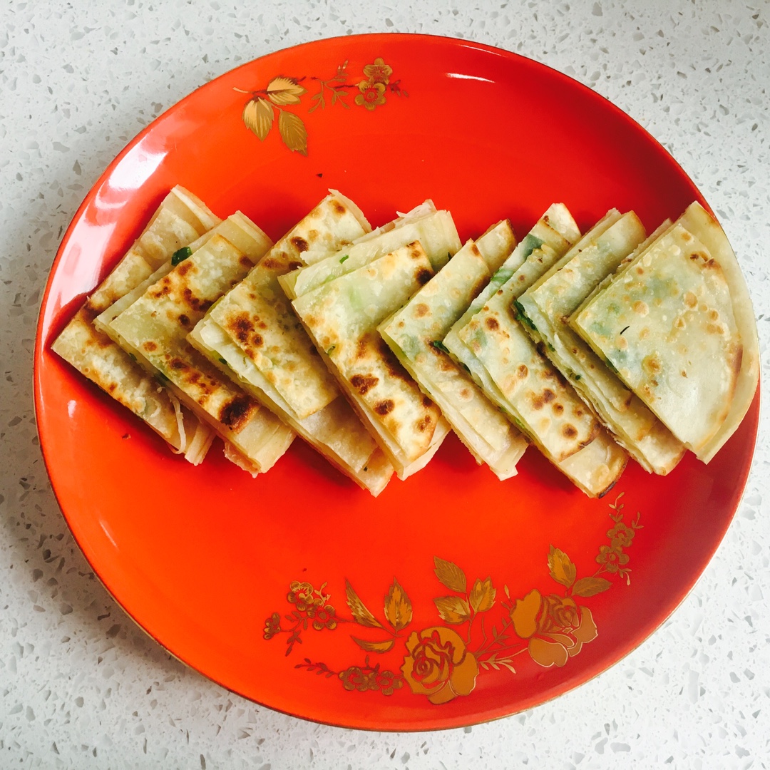 饺子皮葱油饼