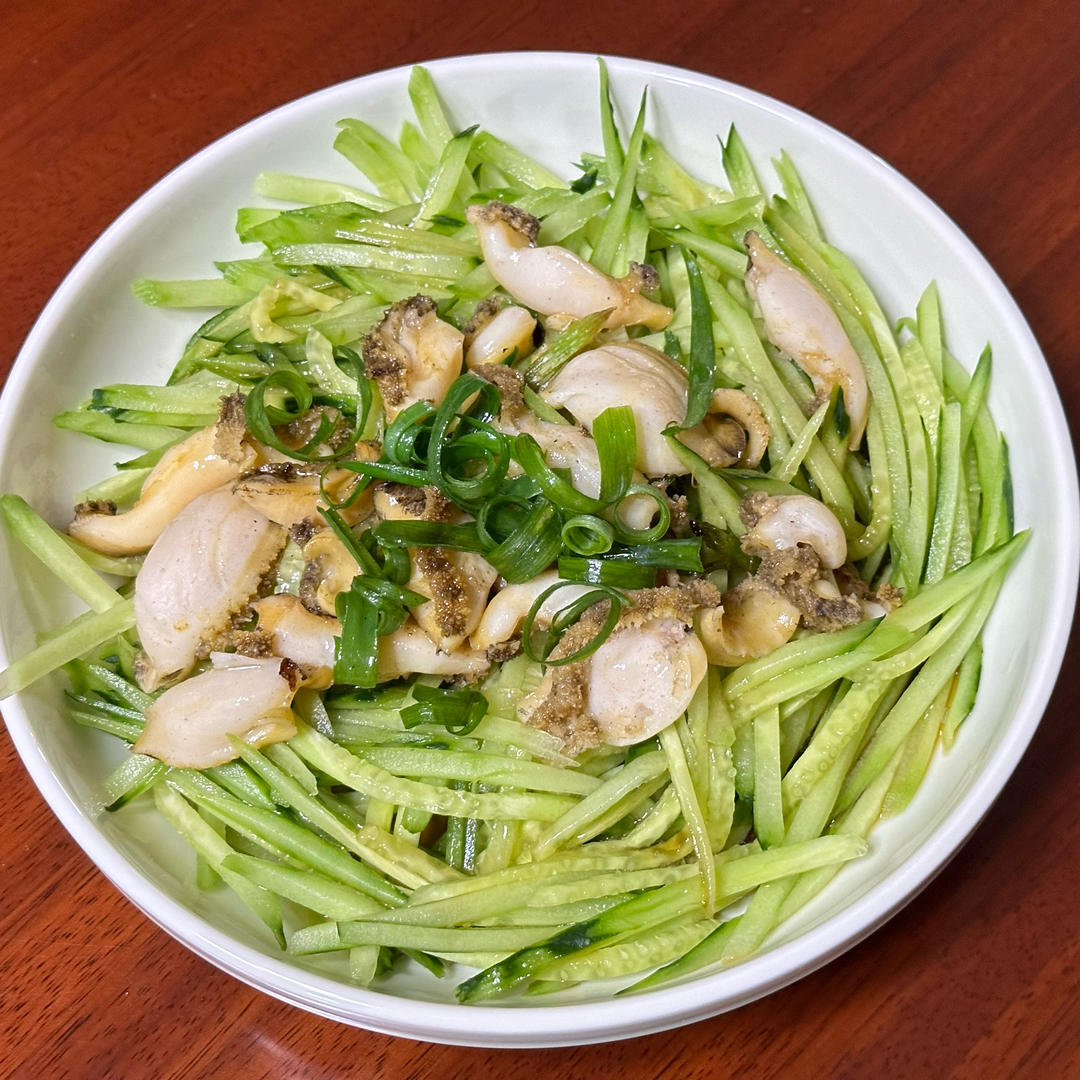 葱油鲍鱼片
