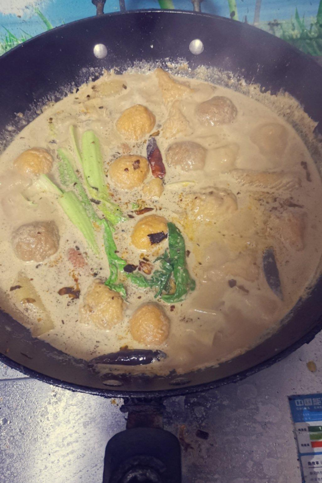 自制牛奶麻辣烫