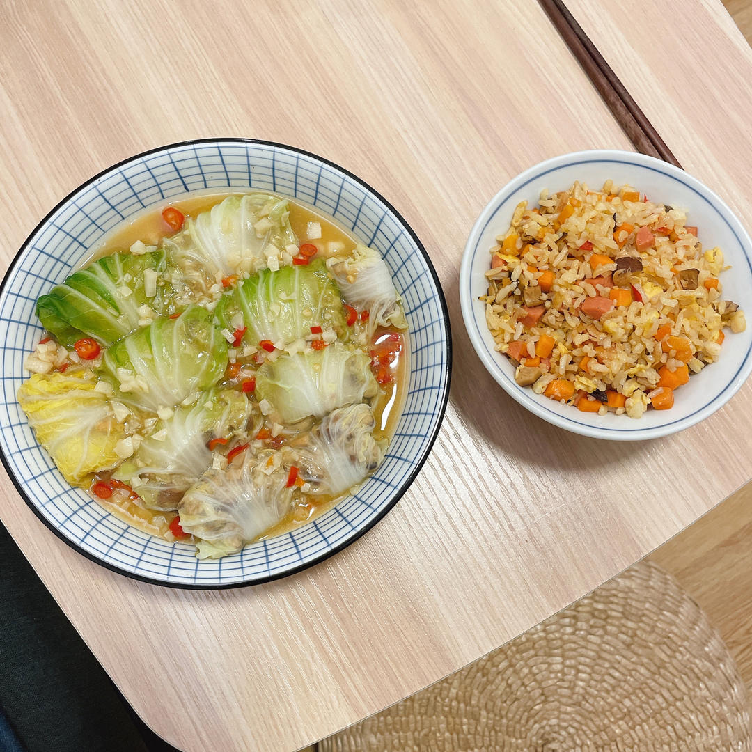 肉酿白菜卷