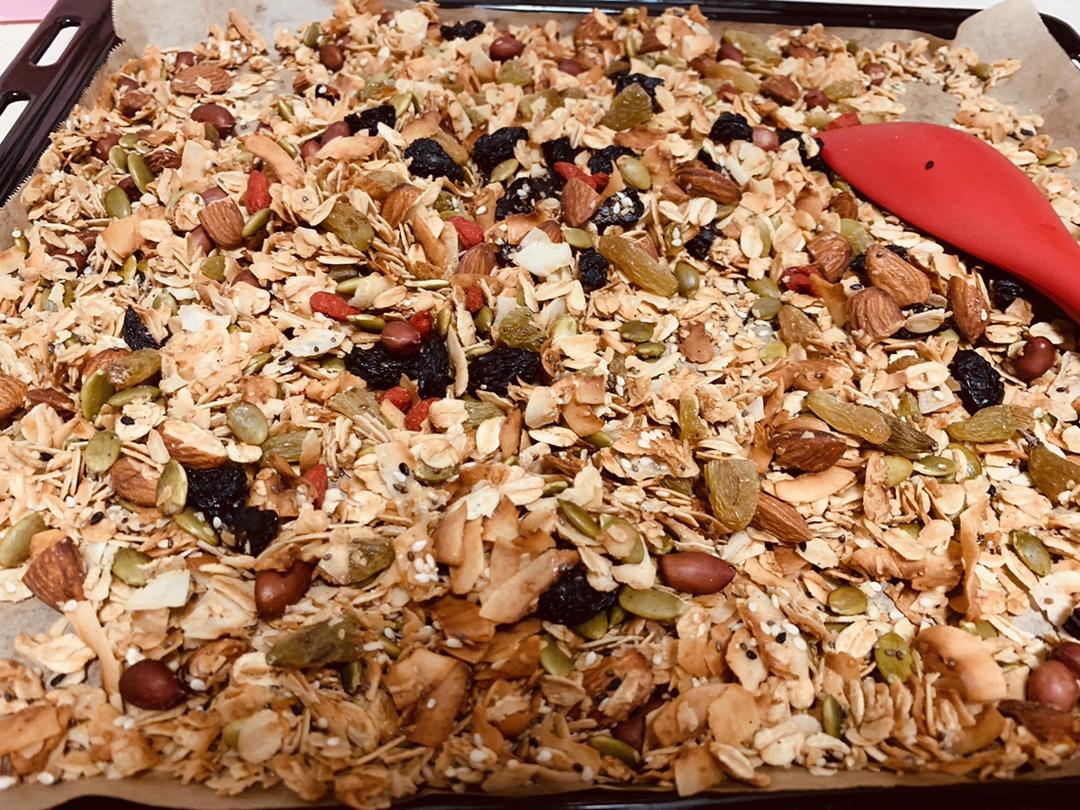 什锦granola烤燕麦片丨健康·零食