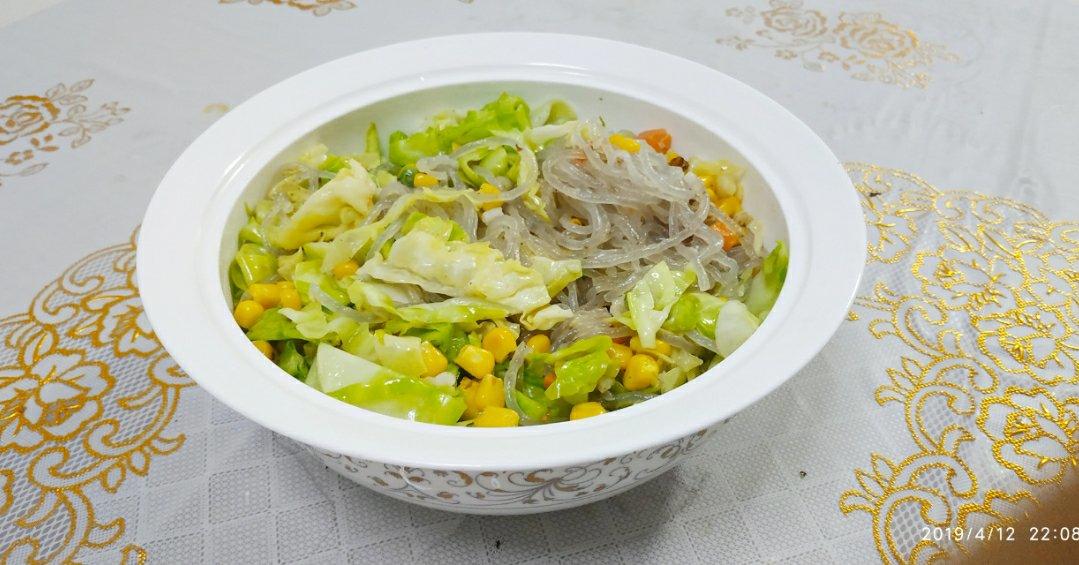 圆白菜炒粉条