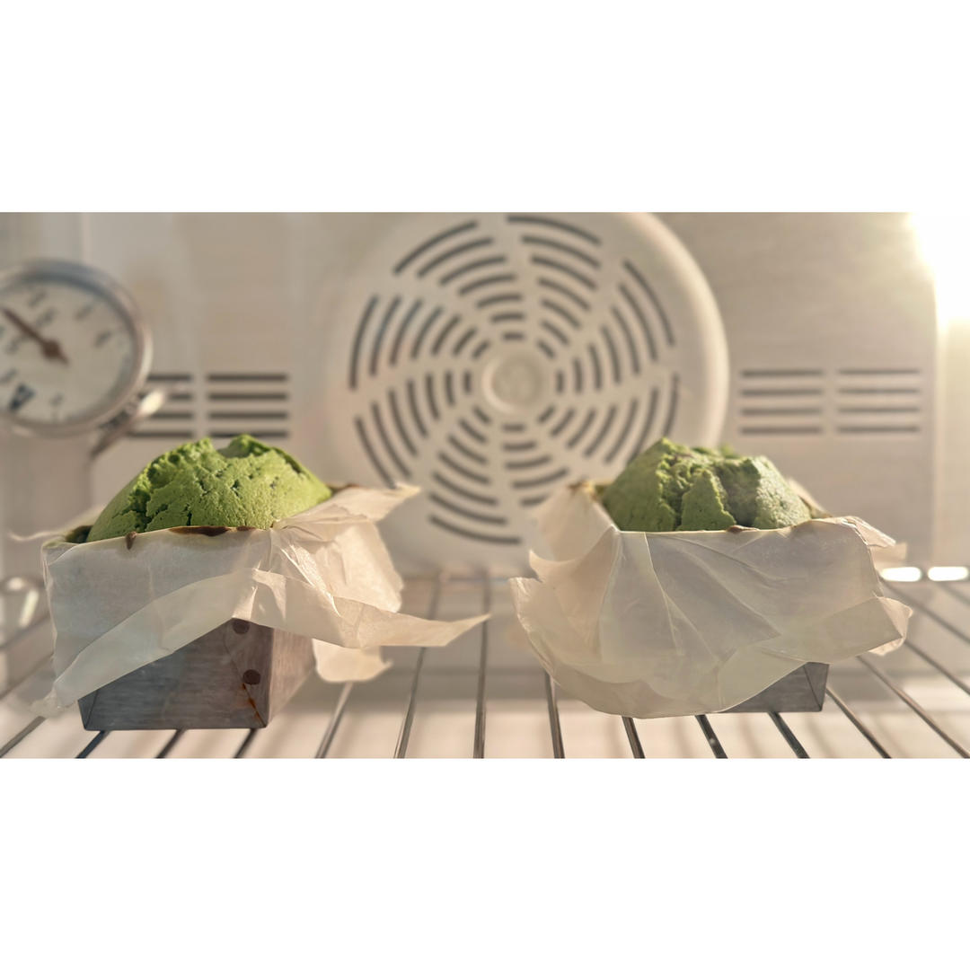 抹茶杏仁红豆磅蛋糕