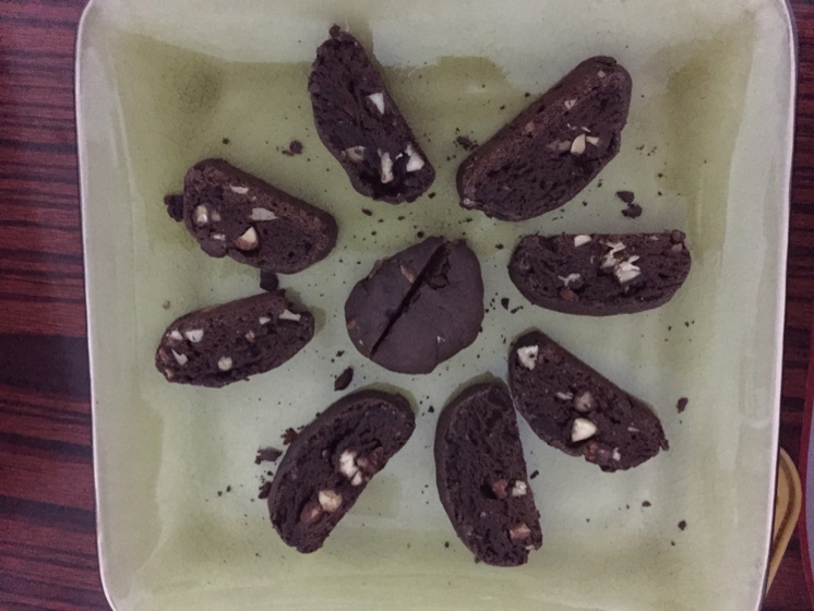 巧克力坚果意式脆饼