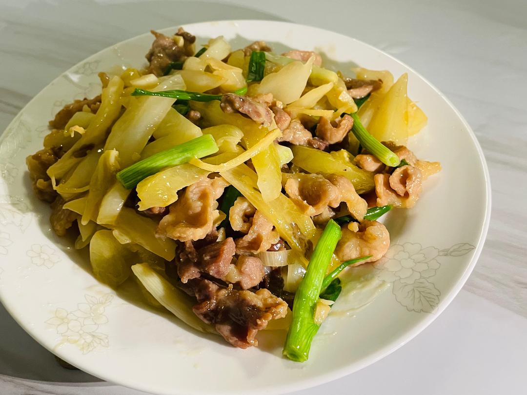 0人做过这道菜差不多的妈妈咸菜炒肉,一道简单的家常菜,超级无敌下饭
