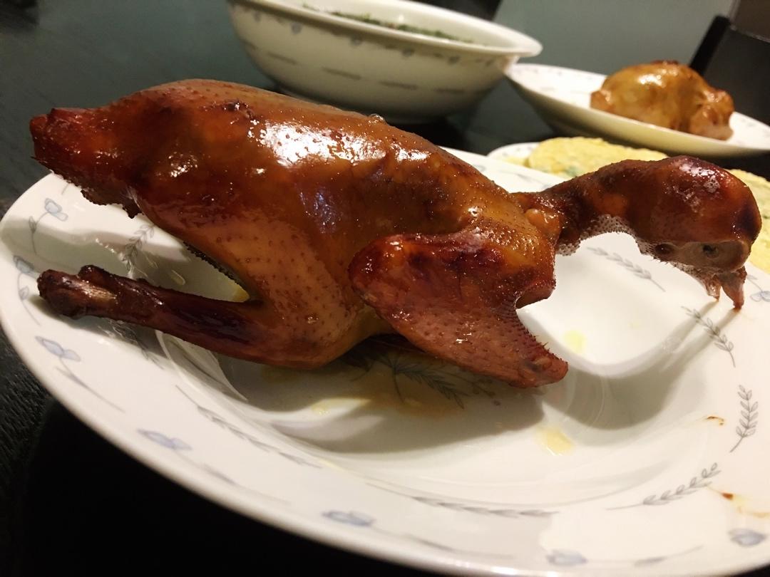 烤箱版脆皮乳鸽