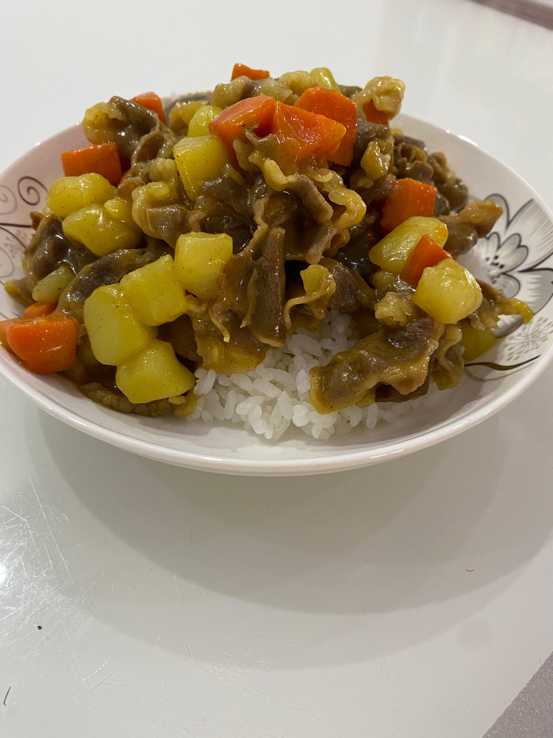 肥牛咖喱饭