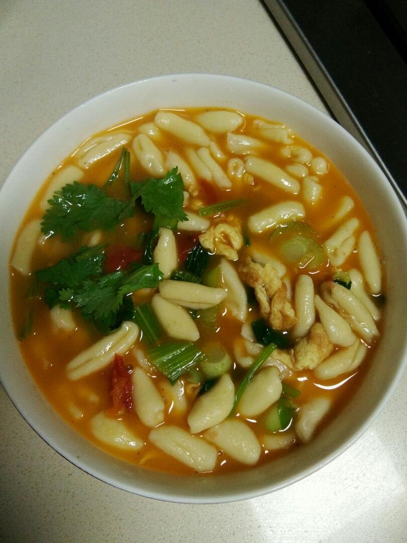 番茄鸡蛋疙瘩面
