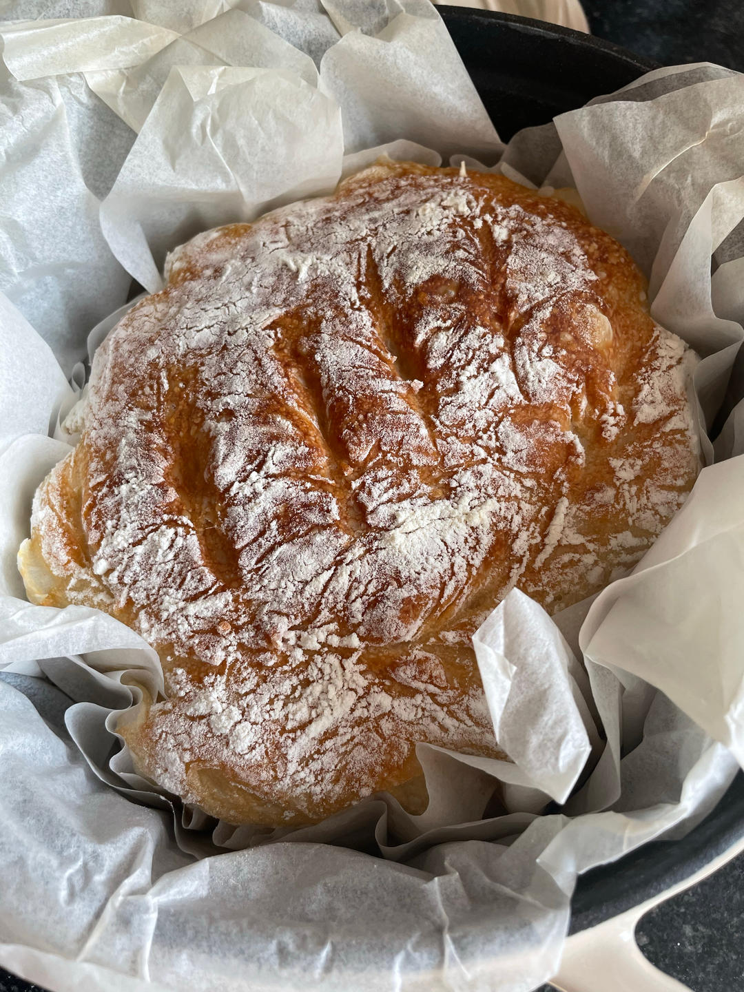 铸铁锅版低油低糖免揉欧包【不藏私】