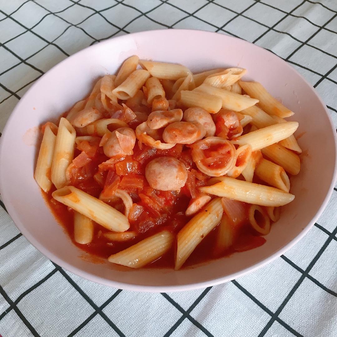 德式香肠意大利面