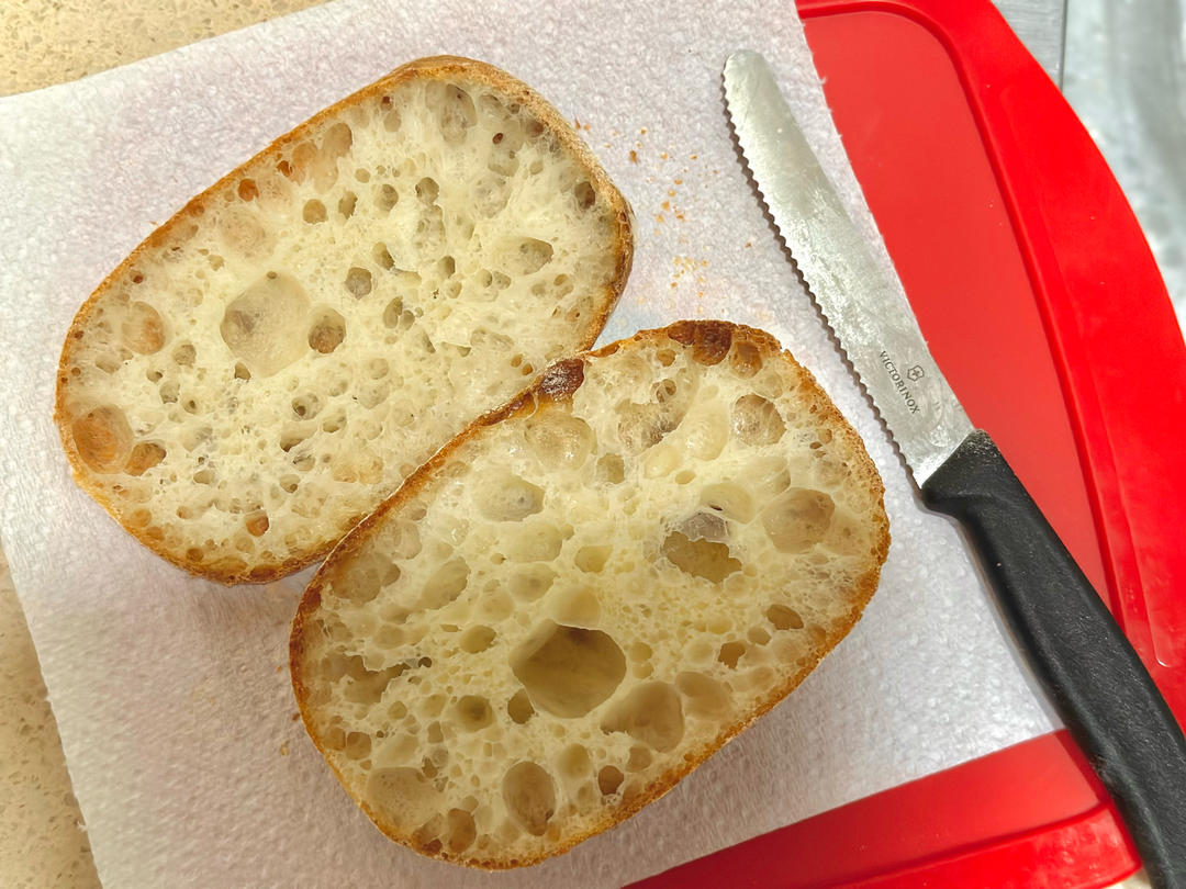 一份恰巴塔面包制作笔记